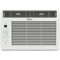 thumbnail image 1 of Midea 5,000 BTU Window Air Conditioner, Cools Up To 150 Sq Ft, Remote, Programmable Timer, White, 1 of 12