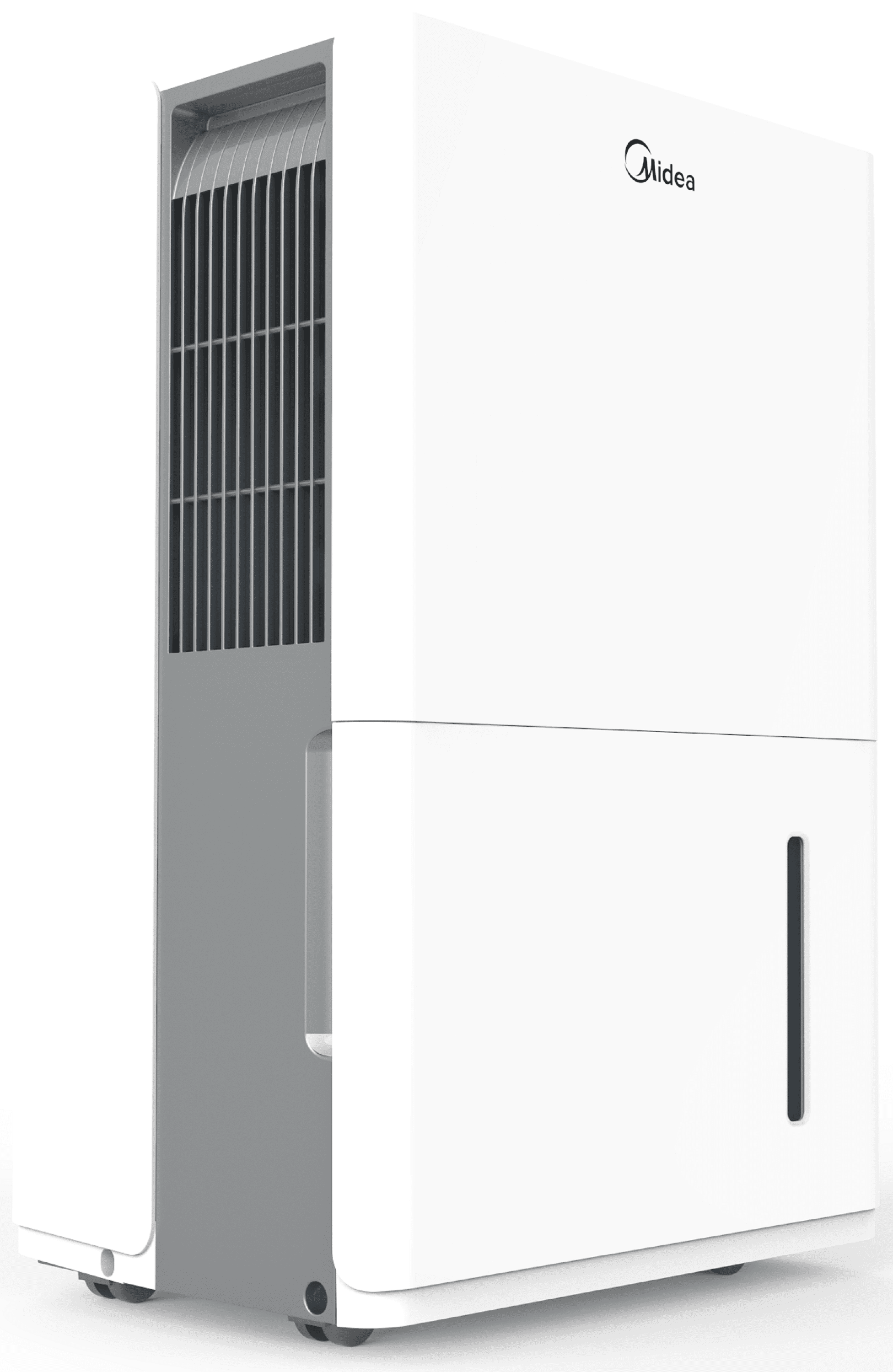 Midea MAD50C1ZWS - Deshumidificador para hasta 4500 pies cuadrados con  filtro de aire reutilizable y Eastman 60309, manguera de drenaje de goma  negra