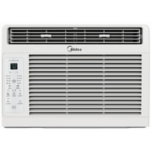 Midea 6,000 BTU 115V Window Air Conditioner with ComfortSense Remote, up to 250 sq ft Coverage Area, White, MAW06R1WWT