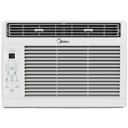 Midea 6,000 BTU 115V Window Air Conditioner with ComfortSense Remote, up to 250 sq ft Coverage, White, MAW06R1WWT