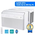 thumbnail image 1 of Midea 8,000 BTU Smart Inverter U-Shaped Window Air Conditioner, MAW08W1QWT-T, Updated, 1 of 11