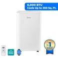 thumbnail image 1 of Midea 8,000 BTU SmartCool Portable Air Conditioner, For spaces up to 350 Sq. Ft, White, MAP08S1XWT-S, 1 of 15