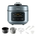 thumbnail image 1 of Midea 8-in-1 Electric Pressure Cooker with Dual Pots, Multi-Functional Programmable Slow Cooker, Rice Cooker, Steamer, Sauté Pan and More, 5 Quart, 1 of 8