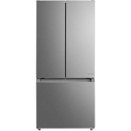 Midea Bottom Freezer French Door Refrigerator, Silver