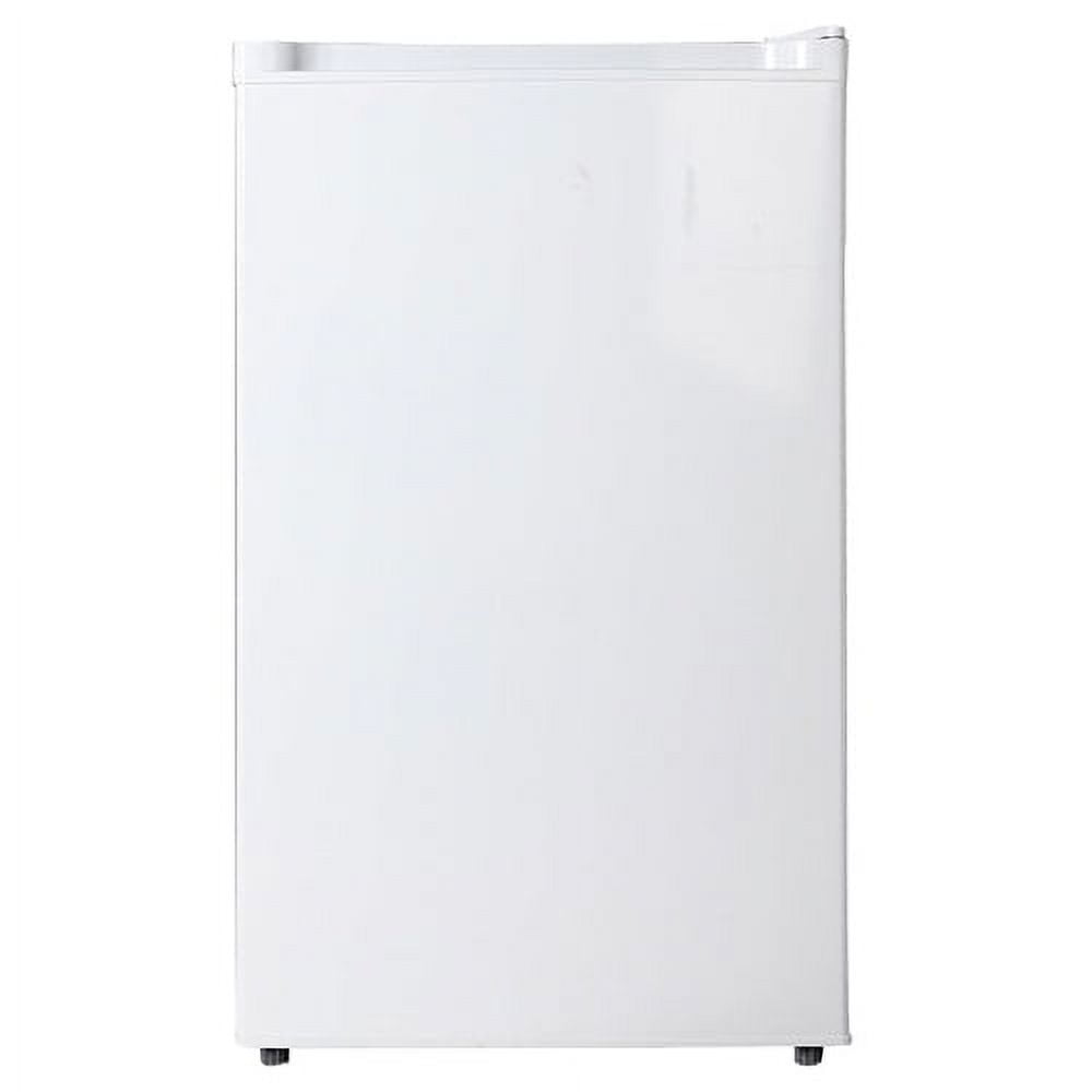 Compact White Stainless Steel Energy Star Upright Freezer