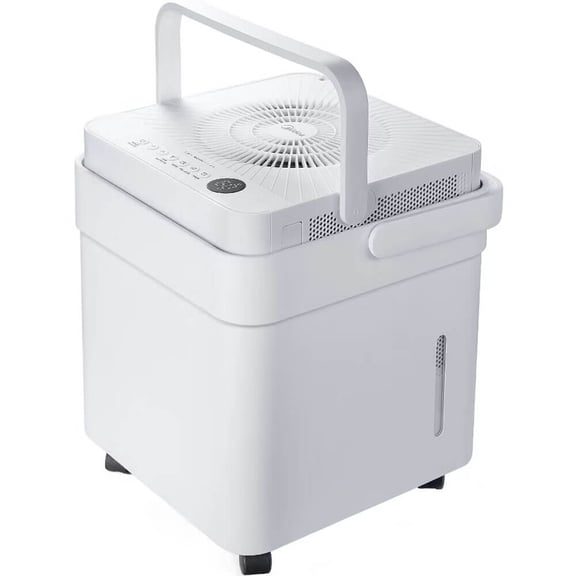 Midea MAD50PE1QWTS 50 Pint Smart Cube Dehumidifier with Pump