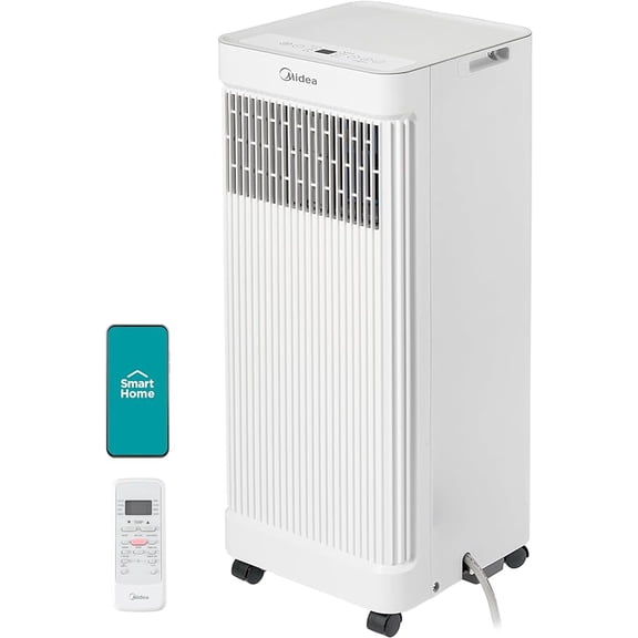 Midea MAP05S1AWT-A Air Conditioner, 8,500 BTU-Smart, White