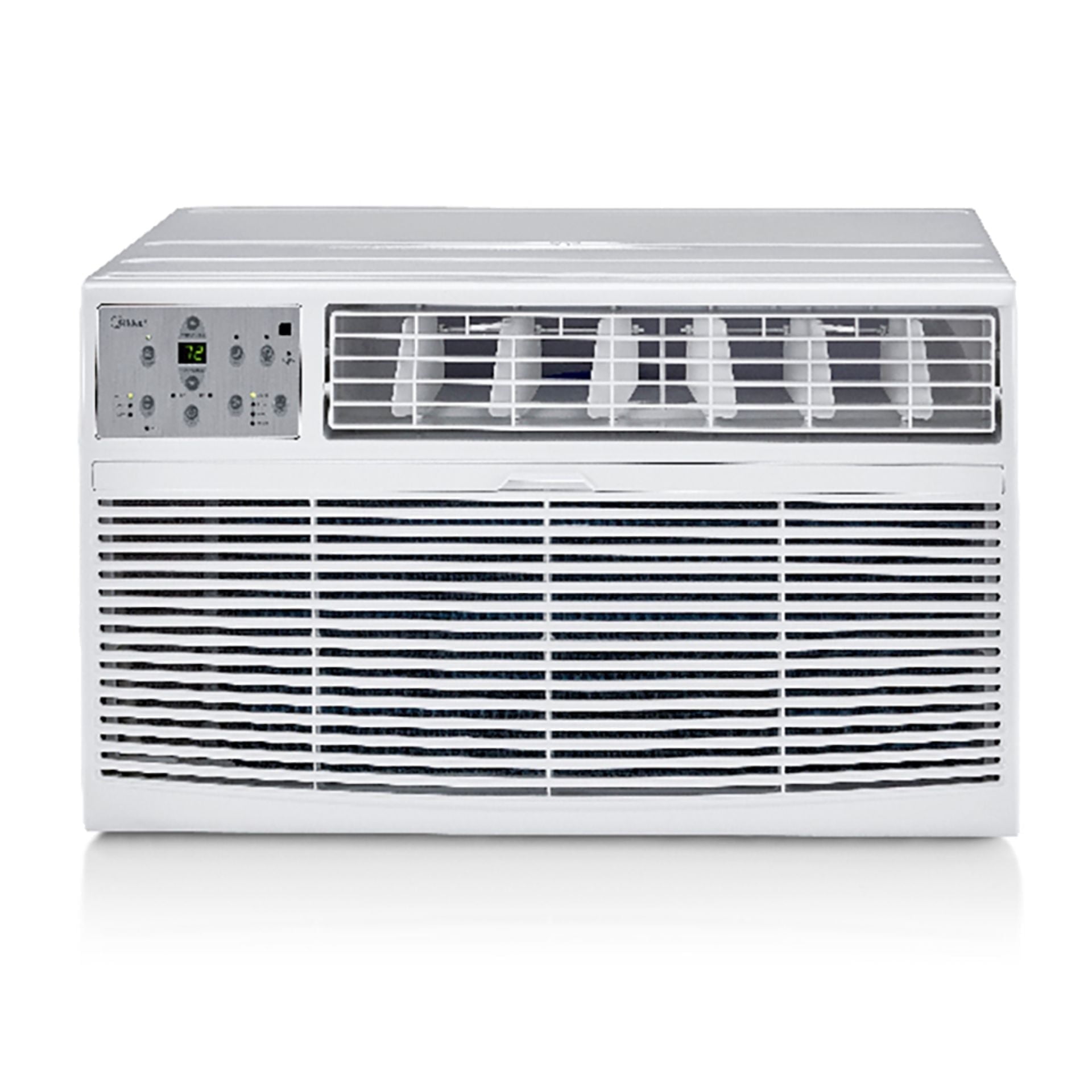 Midea 12,000 BTU Through The Wall Air Conditioner, Cools Up To 550 Sq Ft, Remote Control, Auto-Restart, Quiet, White