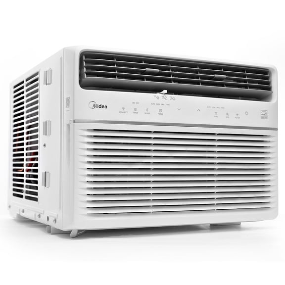 Midea MAW10S1YWT-E 10000 BTU (N/A DOE) 450 sq ft Window Air Conditioner, White