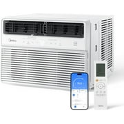 Midea MAW14S1VWT-A 14,000 BTU Smart Inverter Window AC Unit w/ APP, Remote, Cools up to 700 Sq Ft, White
