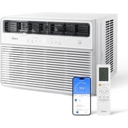 Midea 18,000 BTU Window Air Conditioner, Smart Inverter, Cools Up To 1,000 Sq Ft, Wi-Fi , White
