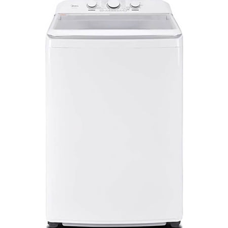 Midea MLTW37A1BWW 3.7 cu ft Top Load Washing Machine with Power Boost Agitator