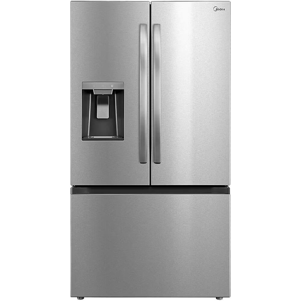 Midea 29.3 Cu. Ft. French Door Smart Refrigerator, Stainless Steel