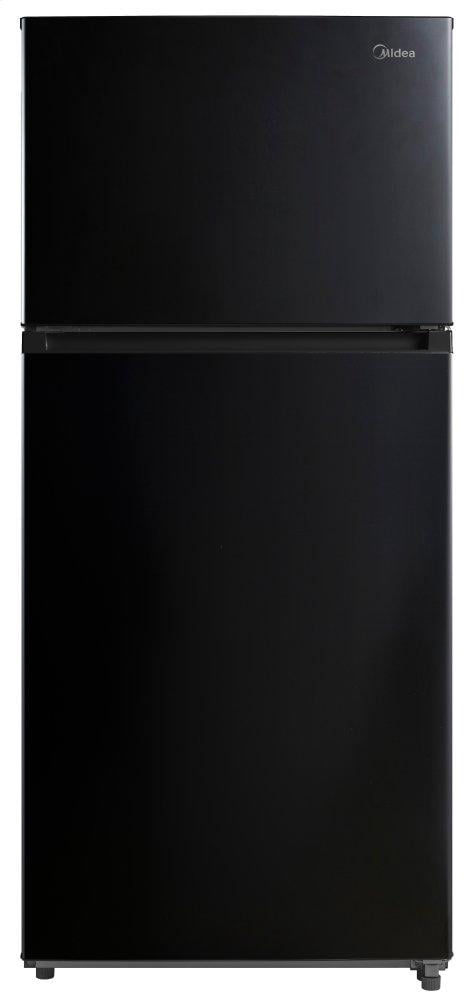 MIDEA 18 CF Top Mount Refrigerator, Glass Shelves, Ice Maker Ready, ESTAR
