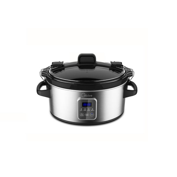 Midea MSC176TGDIP 6Quart Slow Cooker w/Warmer Crock