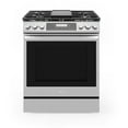 thumbnail image 1 of Midea 30-In Slide-In Gas Range with Wi-Fi Connectivity and True Convection, Stainless Steel, 1 of 12