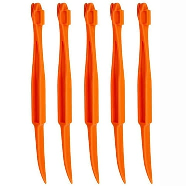 5 Pack Orange Peelers, Plastic Easy Slicer Cutter Peeler Remover Opener Kitchen Accessories Knife Cooking Tool Kitchen Gadget