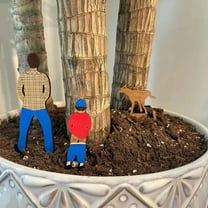 Midewhik Celebration Activ 3Pcs Signs Garden Stakes Fun Potted Mini Inserts Stake Suitable for Patio Courtyard