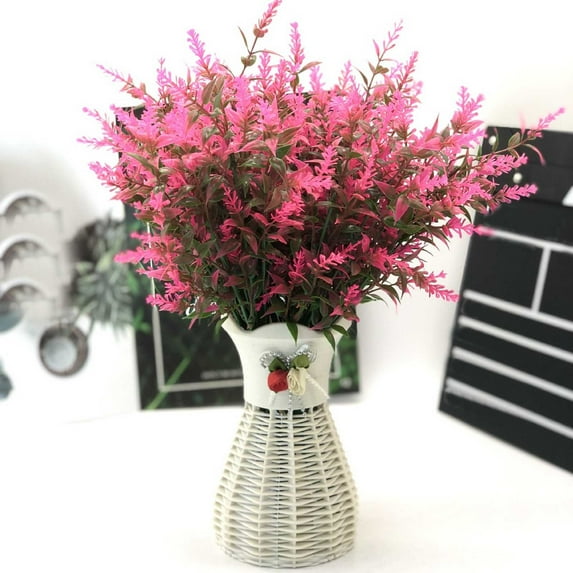 Midewhik activity 12 Bundles Artificial Flowers, Outdoor Indoor UV Resistant Fake Flowers No Fade Faux Plastic Plants Garden Porch Window Box Decoration