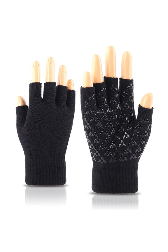 Nitrile Gloves Gardening Gloves Rubber Gloves Cleaning Gloves Men'S Women'S Winter Gloves Elastic Cuffs Warm Soft Knit Linings Knit Cotton Made Of Leaky Fingertips