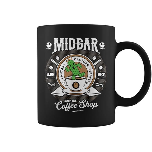 Midgar Fantasy Cactuar Espresso Coffee Mugs