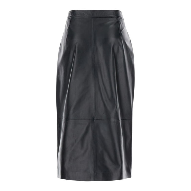 Leather midi skirt 60 online