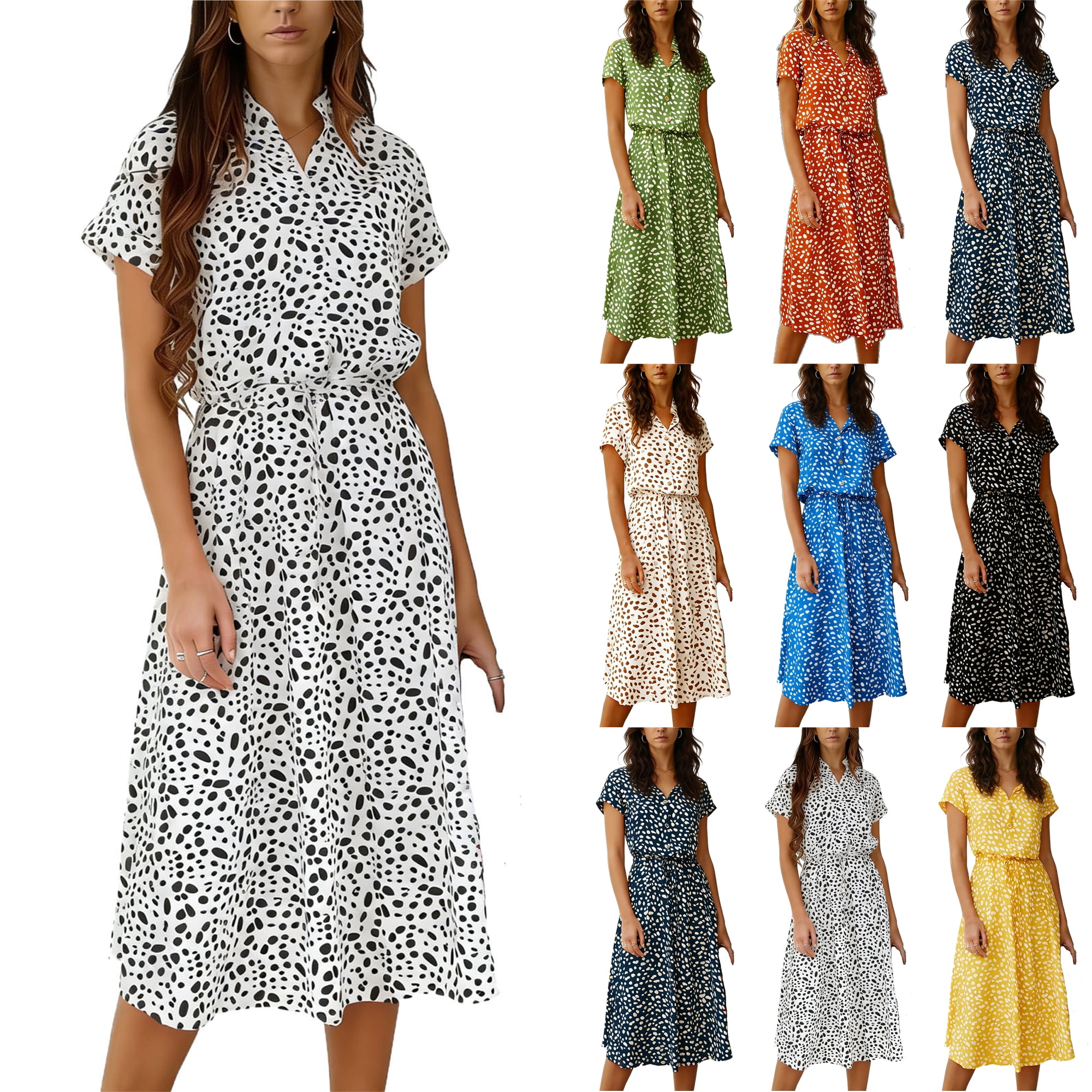 drop waist work dress Cinder Bruna Drop Waist Midi Dress FUCHSIA / XL by Sugarlips main image 1