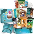 thumbnail image 1 of Midi International Snack Box | Premium Exotic Foreign Snacks | Unique Snack Food Gifts Included | Blue Cosmos Theme | Candies from Around the World | 12 Full-Size + 1 Bonus Snacks, 1 of 7