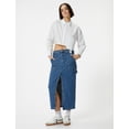 thumbnail image 1 of Midi Jean Skirt, 1 of 6