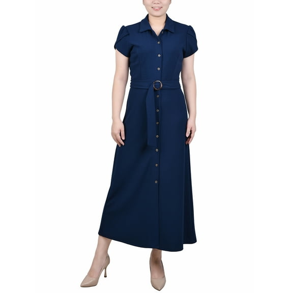 Midi Petal Sleeve Dress