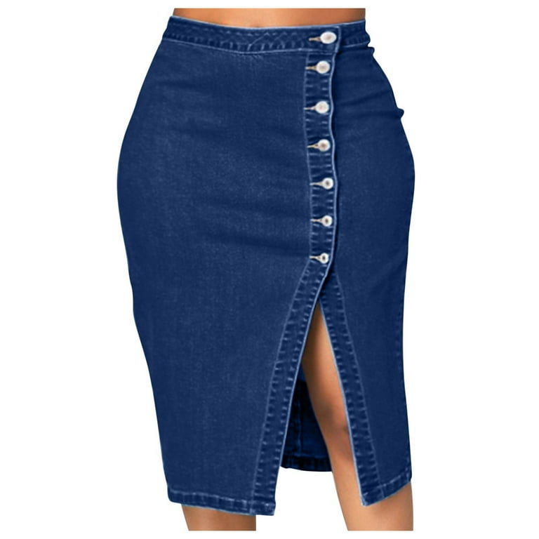 Denim pencil skirt xl hotsell