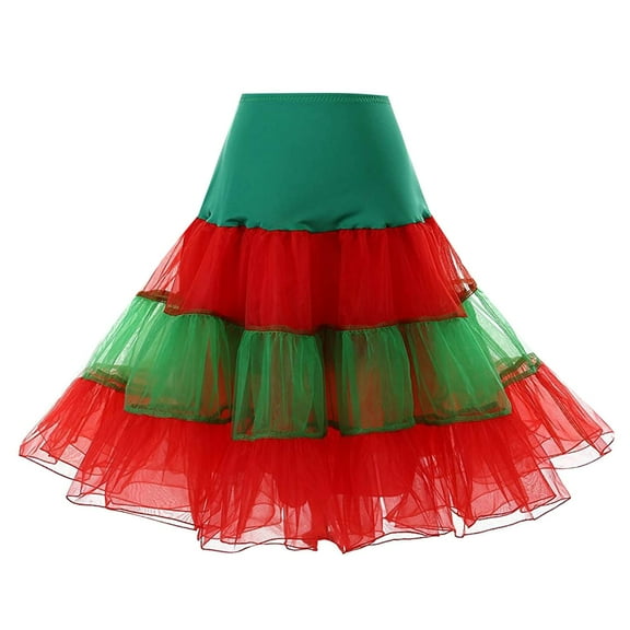 Midi Skirts for Women Skirt Adult Dancing High Short High Pleated Waist Skirt Womens Summer Clothes Green S