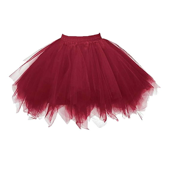 Midi Skirts for Women Tutu Princess Puffy Irregular Skirt Halloween Support Rock Festival Summer Clothes for Women RD2 M