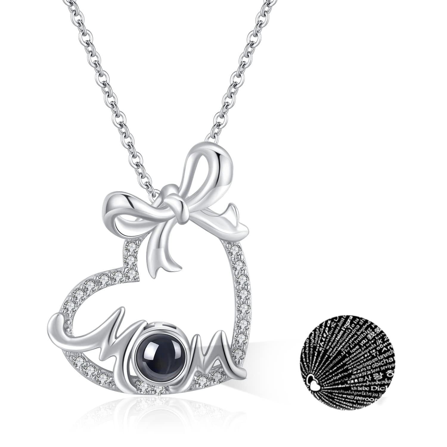 Midir&Etain Mother Necklace 925 Sterling Silver I Love You 100