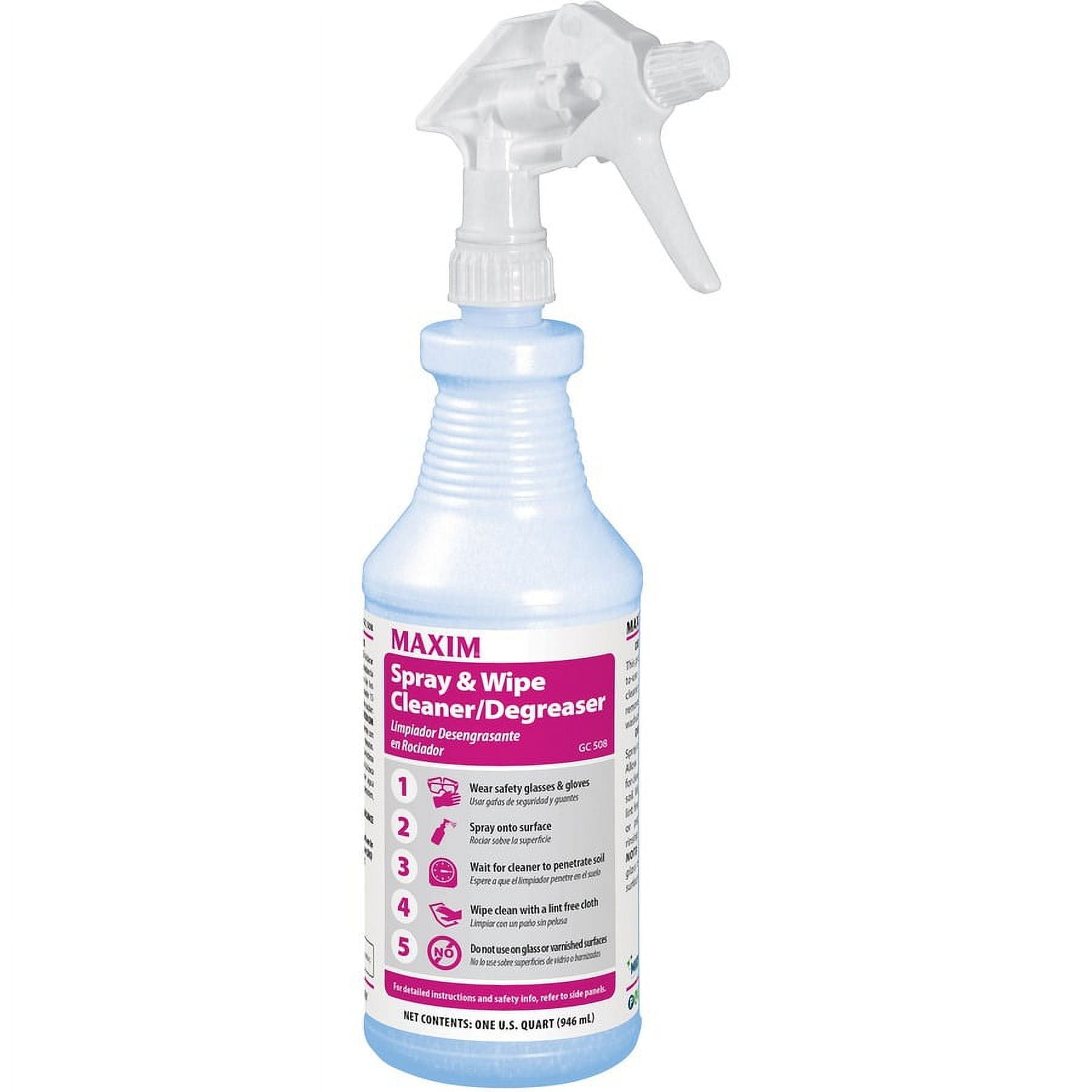 Midlab Spray & Wipe Cleaner/Degreaser - Ready-To-Use - 32 fl oz (1 quart) - Citrus Scent - 12 / Carton - Rinse-free, Washable, Easy to Use - Light Green Midlab Spray & Wipe Cleaner/Degreaser - Ready-To-Use - 32 fl oz (1 quart) - Citrus Scent - 12 / Carton - Rinse-free, Washable, Easy to Use - Light Green