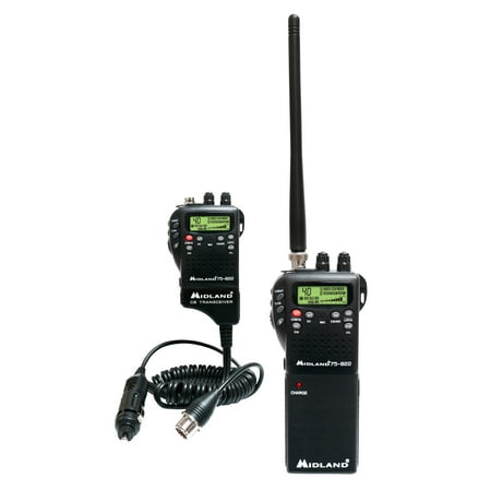 Midland - 75 40-Channel CB Radio - Black