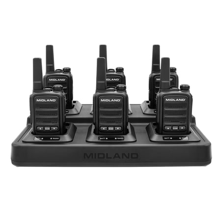 Midland BR10X6 Biztalk FRS Heavy-Duty Business Radio 6-Pack