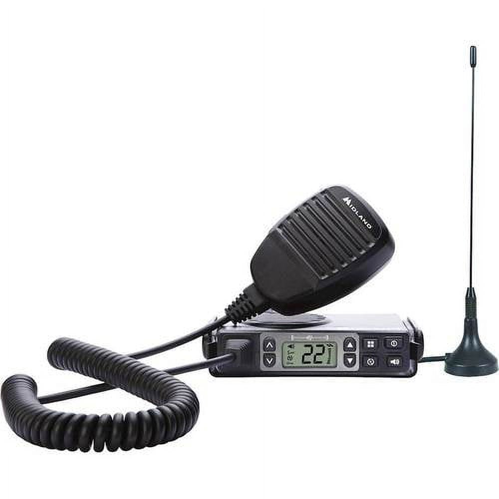 Midland Consumer Radio MXT105 MicroMobile 5 W GMRS Radio with Weather
