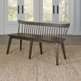 thumbnail image 1 of Midland Falls Spindle Back Bench - Rustic Brown, 1 of 9
