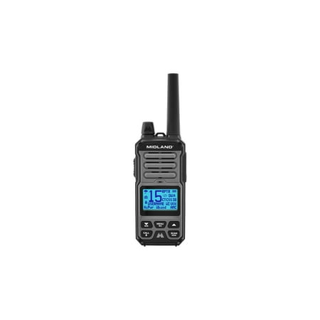 Midland - GXT GMRS 5 Watt Two-Way Radio - Black
