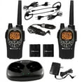 Midland GXT1000VP4 36mile 50 Channels FRS/GMRS TwoWay Radio (Pair) (Black/Silver)