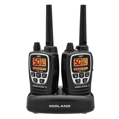 Mid Atlantic - GXT3000 22-Channel GMRS Two Way Radio (Pair) - Black