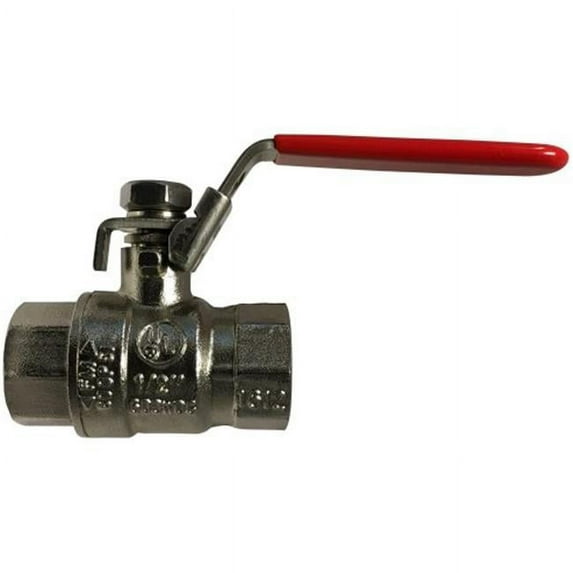Midland Industries 941125NP 1 in. NPT UL Female CSA Stainless Steel & FP Trim Ball Valve with Leak Handle