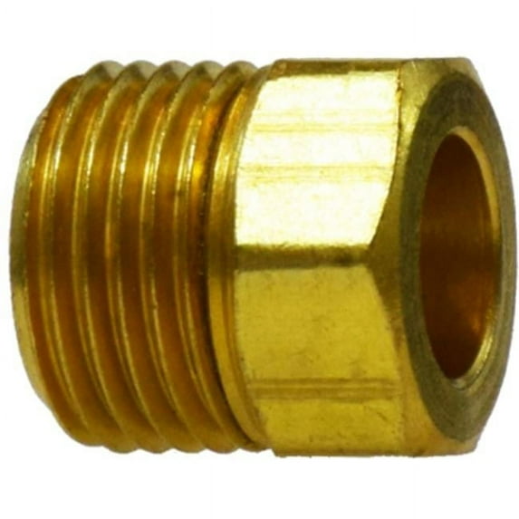 Midland Industries 12012 0.12 in. Inverted Flare Brass Nut