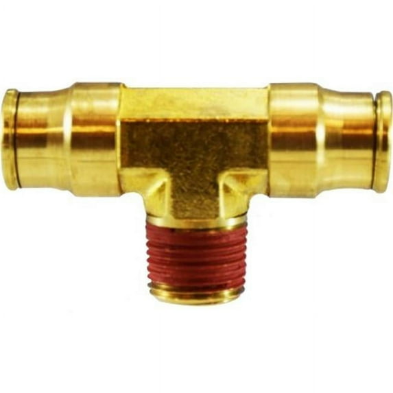 Midland Industries 20115 0.25 x 0.12 in. Push-in x MIP Branch Tee