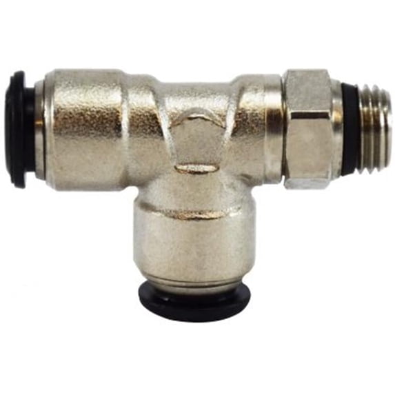 Midland Industries 20722N 10 mm OD x 0.5 in. Nickel Plated Swivel Male Run Tee