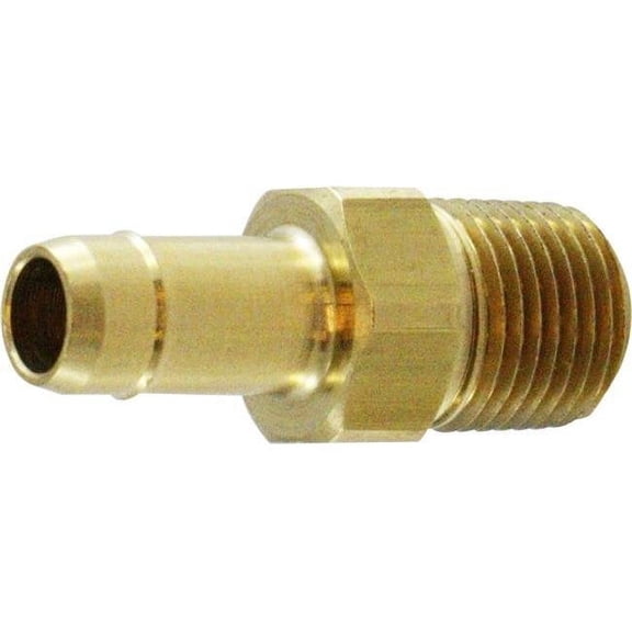 Midland Industries 21023 0.25 x 0.12 Single Barb x NPT Male Adapter