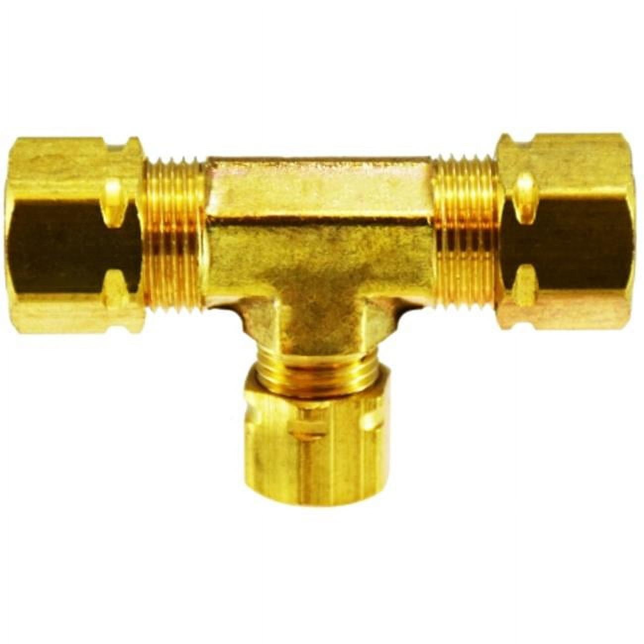 Midland Industries 26102 0.18 Compression Captive Sleeve Tee with 26002 Nut