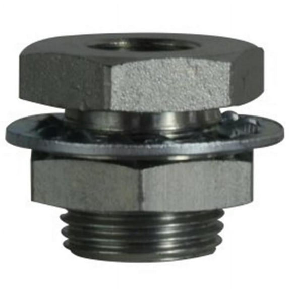 Midland Industries 28308 0.37 in. Steel Bulkhead Coupling