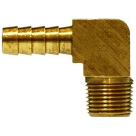 Midland Industries 32040B 0.31 x 0.25 in. Barstock Barb x Male Elbow